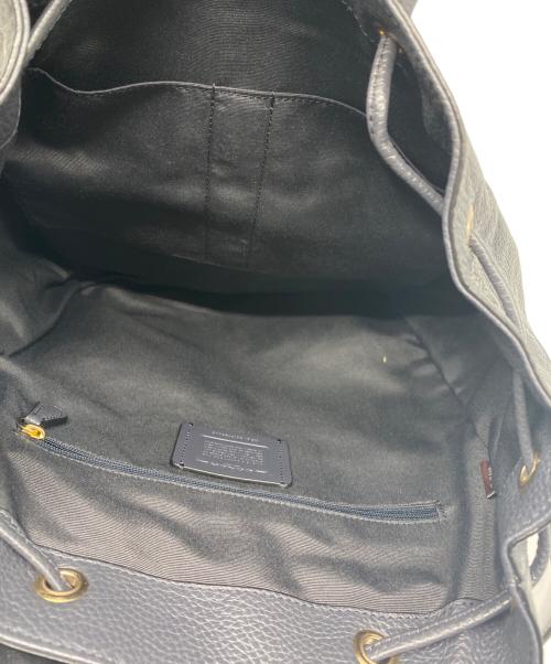 COACH（コーチ）COACH (コーチ) ビリーペプルドレザーバックパック グレーの古着・服飾アイテム