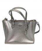 COACHコーチ）の古着「モリー トート バッグ 25」｜シルバー
