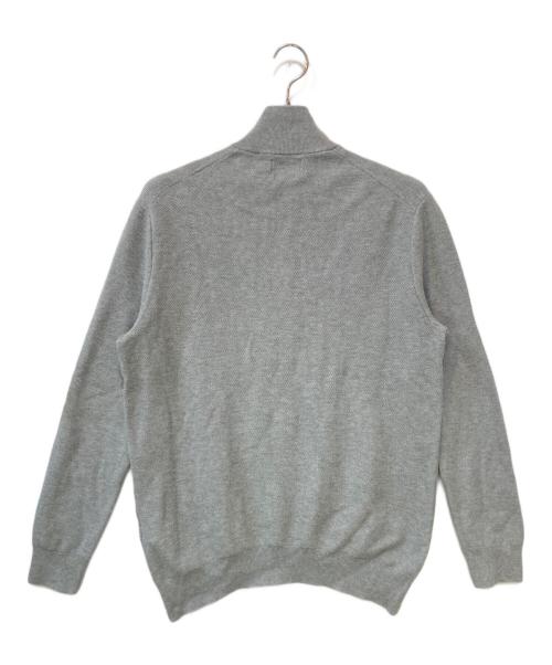 POLO RALPH LAUREN（ポロ・ラルフローレン）POLO RALPH LAUREN (ポロ・ラルフローレン) ハーフジップニット グレー サイズ:Lの古着・服飾アイテム