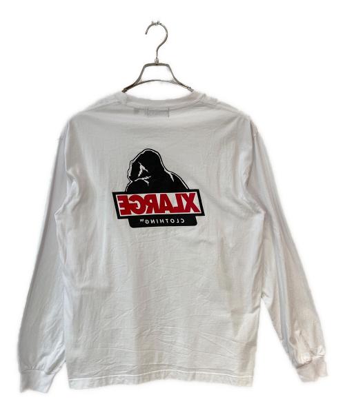 X-LARGE（エクストララージ）X-LARGE (エクストララージ) 長袖カットソー ホワイト サイズ:Lの古着・服飾アイテム