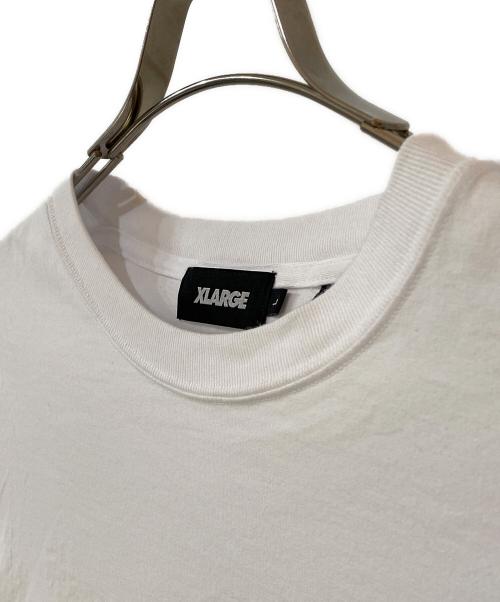 X-LARGE（エクストララージ）X-LARGE (エクストララージ) 長袖カットソー ホワイト サイズ:Lの古着・服飾アイテム