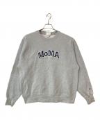 Champion REVERSE WEAVEチャンピオン リバース ウィーブ）の古着「MOMA 復刻リバースウィーブスウェット」｜グレー