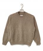 sssteinシュタイン）の古着「EXTRA FINE WOOL WARM KNIT CREW NECK LS」｜ベージュ