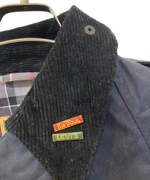 Barbour（バブアー）Barbour (バブアー) LEVI'S (リーバイス) OVERSIZED BEDALE WAXED JACKET ネイビー サイズ:Lの古着・服飾アイテム