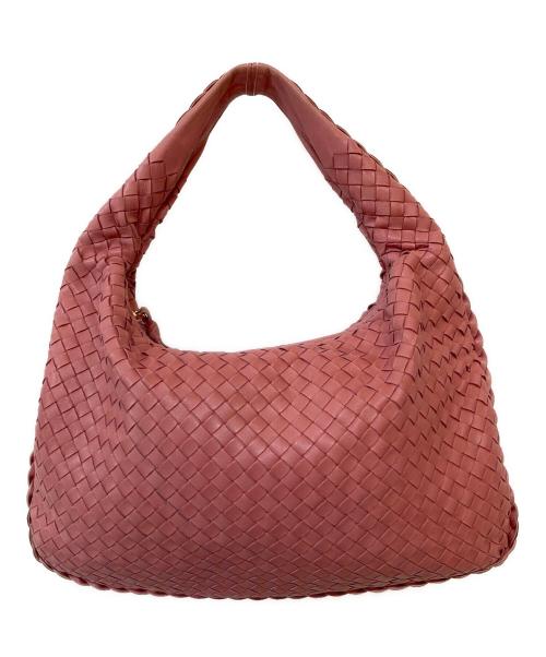 BOTTEGA VENETA（ボッテガベネタ）BOTTEGA VENETA (ボッテガベネタ) イントレチャート ホーボバッグ ピンクの古着・服飾アイテム