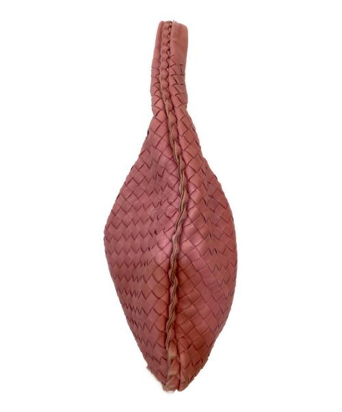 BOTTEGA VENETA（ボッテガベネタ）BOTTEGA VENETA (ボッテガベネタ) イントレチャート ホーボバッグ ピンクの古着・服飾アイテム