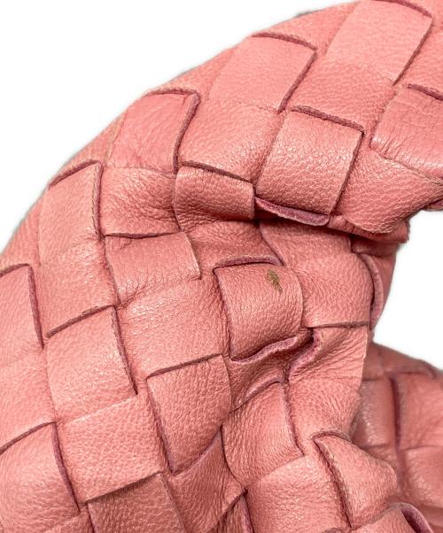 BOTTEGA VENETA（ボッテガベネタ）BOTTEGA VENETA (ボッテガベネタ) イントレチャート ホーボバッグ ピンクの古着・服飾アイテム