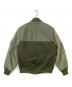 CABAN (キャバン) ファブリックコンビリバーシブルMA-1ブルゾン オリーブ サイズ:S：12000円