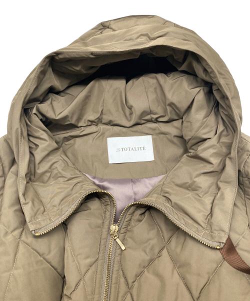 La TOTALITE（ラ ト―タリテ）La TOTALITE (ラ ト―タリテ) ダイヤキルト中綿コート ブラウン サイズ:36の古着・服飾アイテム