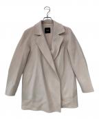 theoryセオリー）の古着「LUXE NEW DIVIDE オープンコート」｜ベージュ