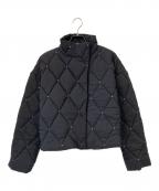 eimy istoireエイミーイストワール）の古着「キルティングスタッズパフィージャケット」｜ブラック