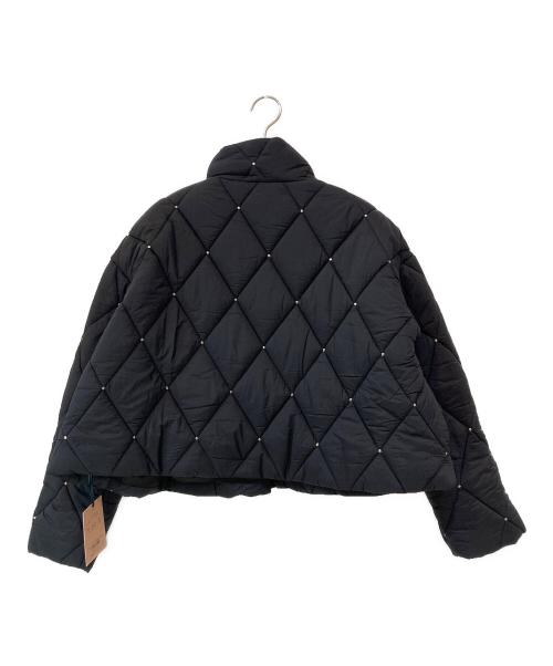 eimy istoire（エイミーイストワール）eimy istoire (エイミーイストワール) キルティングスタッズパフィージャケット ブラック サイズ:Mの古着・服飾アイテム