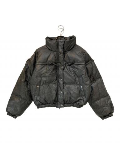 中古・古着通販】EMODA (エモダ) フェイクレザーショートダウン