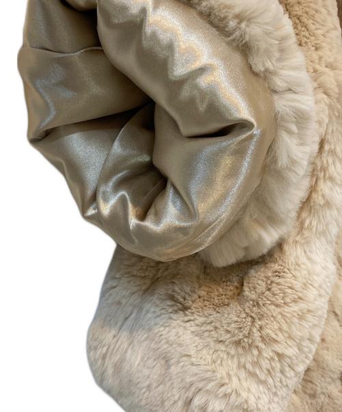 GRACE CONTINENTAL（グレースコンチネンタル）GRACE CONTINENTAL (グレースコンチネンタル) 襟フォックス レッキスラビットファー ボレロ ショートジャケット ベージュ サイズ:36の古着・服飾アイテム