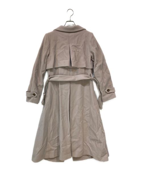 Noela（ノエラ）Noela (ノエラ) 2WAYカラーウールトレンチコート ピンク サイズ:Sの古着・服飾アイテム