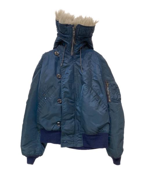 ALPHA（アルファ）ALPHA (アルファ) N-2Bジャケット ネイビー サイズ:Lの古着・服飾アイテム