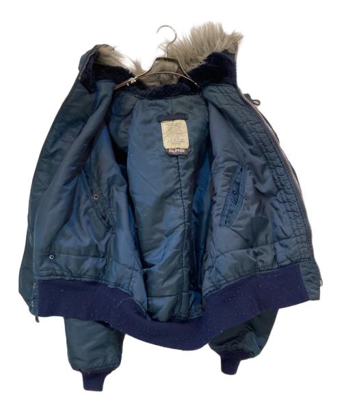 ALPHA（アルファ）ALPHA (アルファ) N-2Bジャケット ネイビー サイズ:Lの古着・服飾アイテム