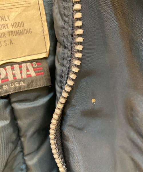 ALPHA（アルファ）ALPHA (アルファ) N-2Bジャケット ネイビー サイズ:Lの古着・服飾アイテム