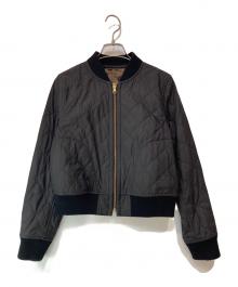 BURBERRY BLUE LABEL（バーバリー ブルー レーベル）の古着「リバーシブルキルティングジャケット」｜ブラック