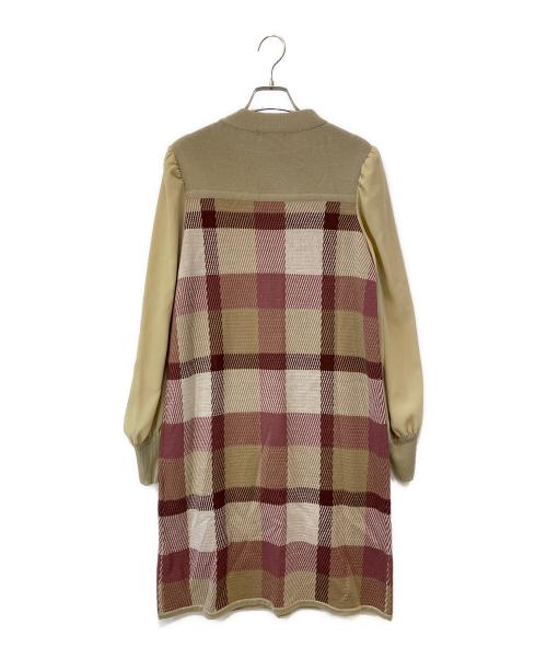 BURBERRY BLUE LABEL（バーバリー ブルー レーベル）BURBERRY BLUE LABEL (バーバリー ブルー レーベル) ニットワンピース ベージュ サイズ:38の古着・服飾アイテム