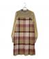 BURBERRY BLUE LABEL（バーバリー ブルー レーベル）の古着「ニットワンピース」｜ベージュ