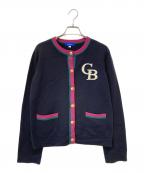 BURBERRY BLUE LABELバーバリー ブルー レーベル）の古着「配色カーディガン」｜ブラック