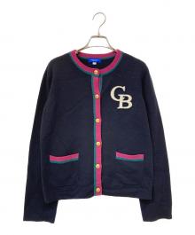 BURBERRY BLUE LABEL（バーバリー ブルー レーベル）の古着「配色カーディガン」｜ブラック