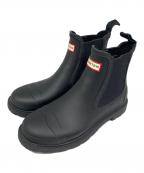 HUNTERハンター）の古着「コマンド チェルシー ブーツ」｜ブラック