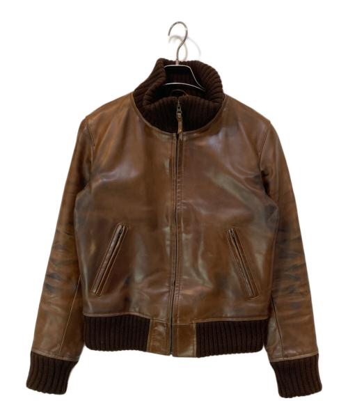 THE DEGNER CLASSIC BRAND（ザ・デグナー・クラシック・ブランド）THE DEGNER CLASSIC BRAND (ザ・デグナー・クラシック・ブランド) レザージャケット ブラウン サイズ:Mの古着・服飾アイテム