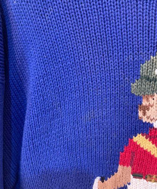 POLO BY RALPH LAUREN（ポロ バイ ラルフローレン）POLO BY RALPH LAUREN (ポロ バイ ラルフローレン) 90’s ポロベアセーター ネイビー サイズ:Mの古着・服飾アイテム