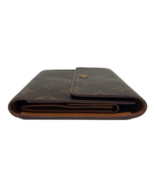 LOUIS VUITTON（ルイ ヴィトン）LOUIS VUITTON (ルイ ヴィトン) ポルト トレゾール エテュイ パピエ 3つ折り財布 ブラウン サイズ:なしの古着・服飾アイテム