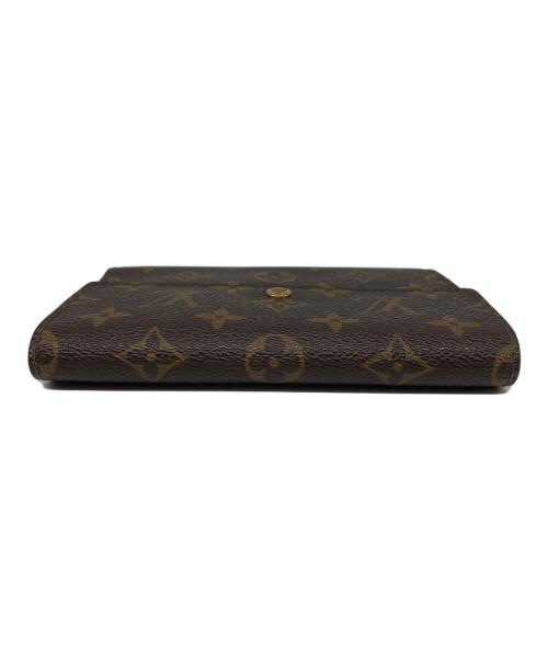 LOUIS VUITTON（ルイ ヴィトン）LOUIS VUITTON (ルイ ヴィトン) ポルト トレゾール エテュイ パピエ 3つ折り財布 ブラウン サイズ:なしの古着・服飾アイテム