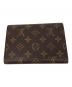 LOUIS VUITTON (ルイ ヴィトン) ポルト トレゾール エテュイ パピエ 3つ折り財布 ブラウン サイズ:なし：13000円