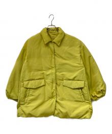 Mila Owen（ミラオーウェン）の古着「ステンカラーフレンチダウンAラインコート」｜イエロー