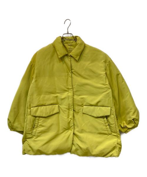 Mila Owen（ミラオーウェン）Mila Owen (ミラオーウェン) ステンカラーフレンチダウンAラインコート イエロー サイズ:freeの古着・服飾アイテム