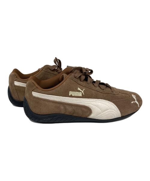 PUMA（プーマ）PUMA (プーマ) SPEEDCAT OG ローカットスニーカー HAUTE COFFEE-FROSTED IVORY サイズ:24.5の古着・服飾アイテム