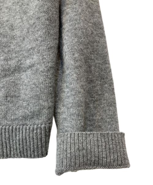 POLO RALPH LAUREN（ポロ・ラルフローレン）POLO RALPH LAUREN (ポロ・ラルフローレン) カシミヤ混 スキッパーニット グレー サイズ:Mの古着・服飾アイテム