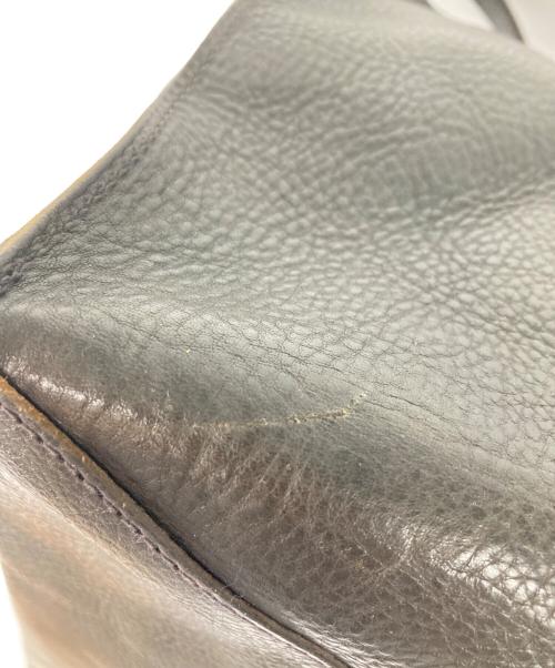 genten（ゲンテン）genten (ゲンテン) スクエア レザーショルダーバッグ ブラック サイズ:なしの古着・服飾アイテム