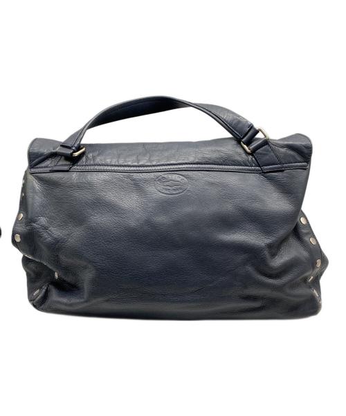 zanellato（ザネラート）zanellato (ザネラート) POSTINA ANNI50 ターンロックショルダーバッグ ネイビーの古着・服飾アイテム