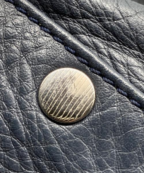 zanellato（ザネラート）zanellato (ザネラート) POSTINA ANNI50 ターンロックショルダーバッグ ネイビーの古着・服飾アイテム