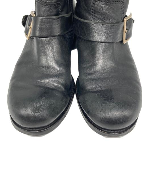 JIMMY CHOO（ジミーチュウ）JIMMY CHOO (ジミーチュウ) エンジニアブーツ ブラック サイズ:37の古着・服飾アイテム