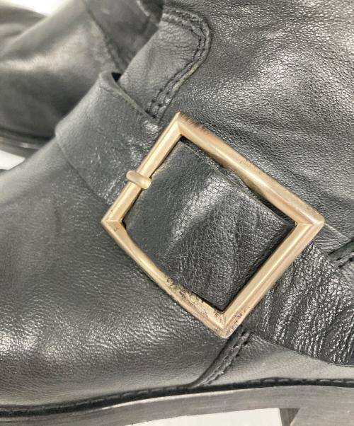JIMMY CHOO（ジミーチュウ）JIMMY CHOO (ジミーチュウ) エンジニアブーツ ブラック サイズ:37の古着・服飾アイテム