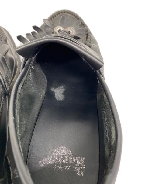 Dr.Martens（ドクターマーチン）Dr.Martens (ドクターマーチン) ADRIAN グレーステッチ ハードウェア タッセル ローファー ブラック サイズ:UK ９の古着・服飾アイテム