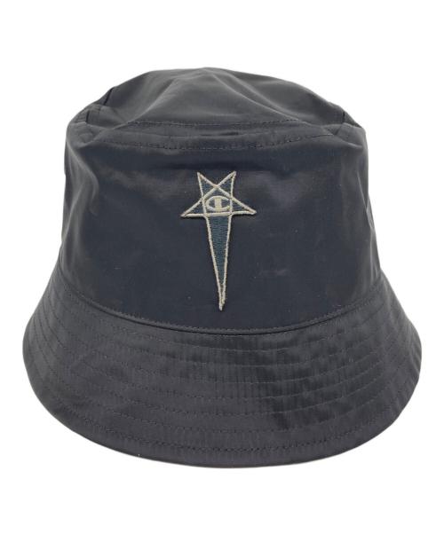 RICK OWENS（リックオウエンス）RICK OWENS (リックオウエンス) Champion (チャンピオン) バケットハット ブラック サイズ:なしの古着・服飾アイテム