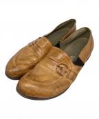 MIHARA YASUHIROミハラヤスヒロ）の古着「炙り出しシューズ」｜ベージュ