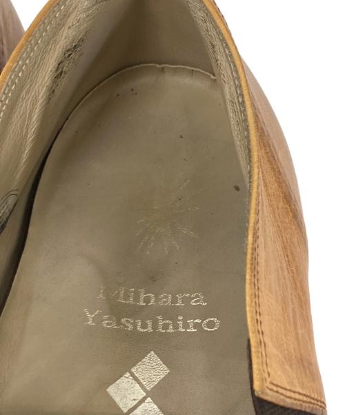 MIHARA YASUHIRO（ミハラヤスヒロ）MIHARA YASUHIRO (ミハラヤスヒロ) 炙り出しシューズ ベージュ サイズ:27 1/2の古着・服飾アイテム