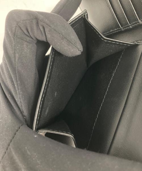 Christian Dior（クリスチャン ディオール）Christian Dior (クリスチャン ディオール) オブリーク ジャカード2つ折り財布 ネイビー サイズ:なしの古着・服飾アイテム