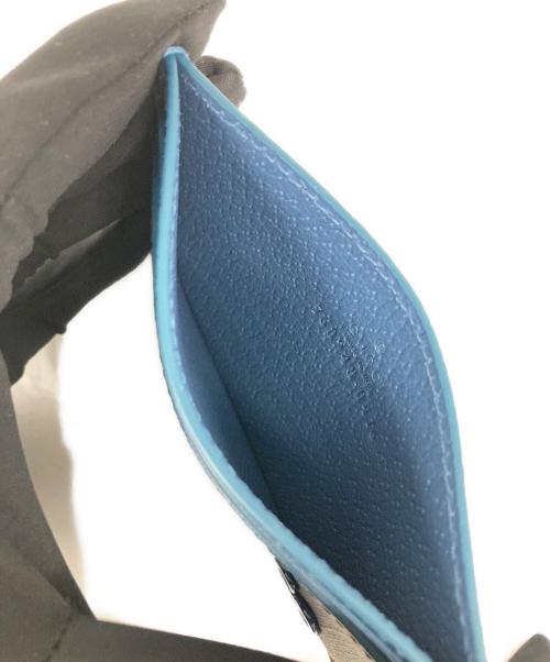 GUCCI（グッチ）GUCCI (グッチ) GG カードケース ブルー トリム ネイビー サイズ:なしの古着・服飾アイテム