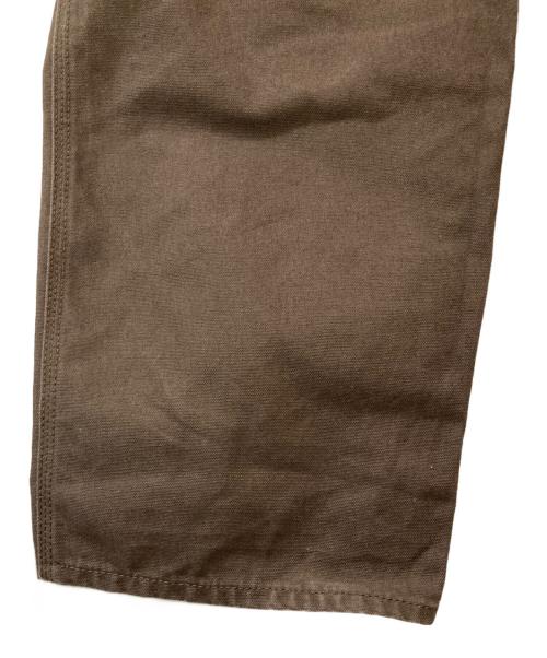 stussy（ステューシー）stussy (ステューシー) コットンキャンバス リラックスフィット カーペンターパンツCARPENTER PANT CANVAS ブラウン サイズ:28の古着・服飾アイテム
