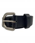 stussyステューシー）の古着「STUD LETTER BELT」｜ブラック